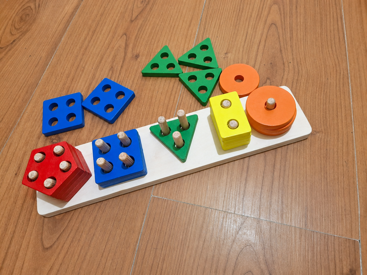 Wooden Shape Stacker