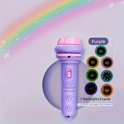 Little Explorer Projection Torch - Purple with 7 projection cards