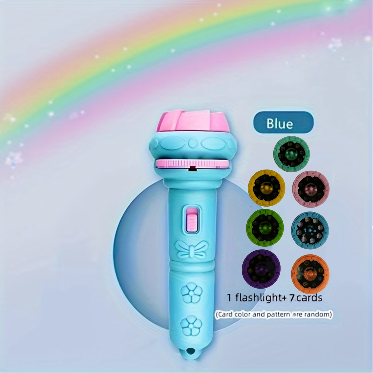 Little Explorer Projection Torch - Blue with 7 projection cards